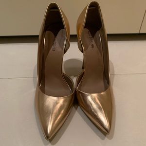 Call It Spring rose gold metallic pumps (EUR 39)